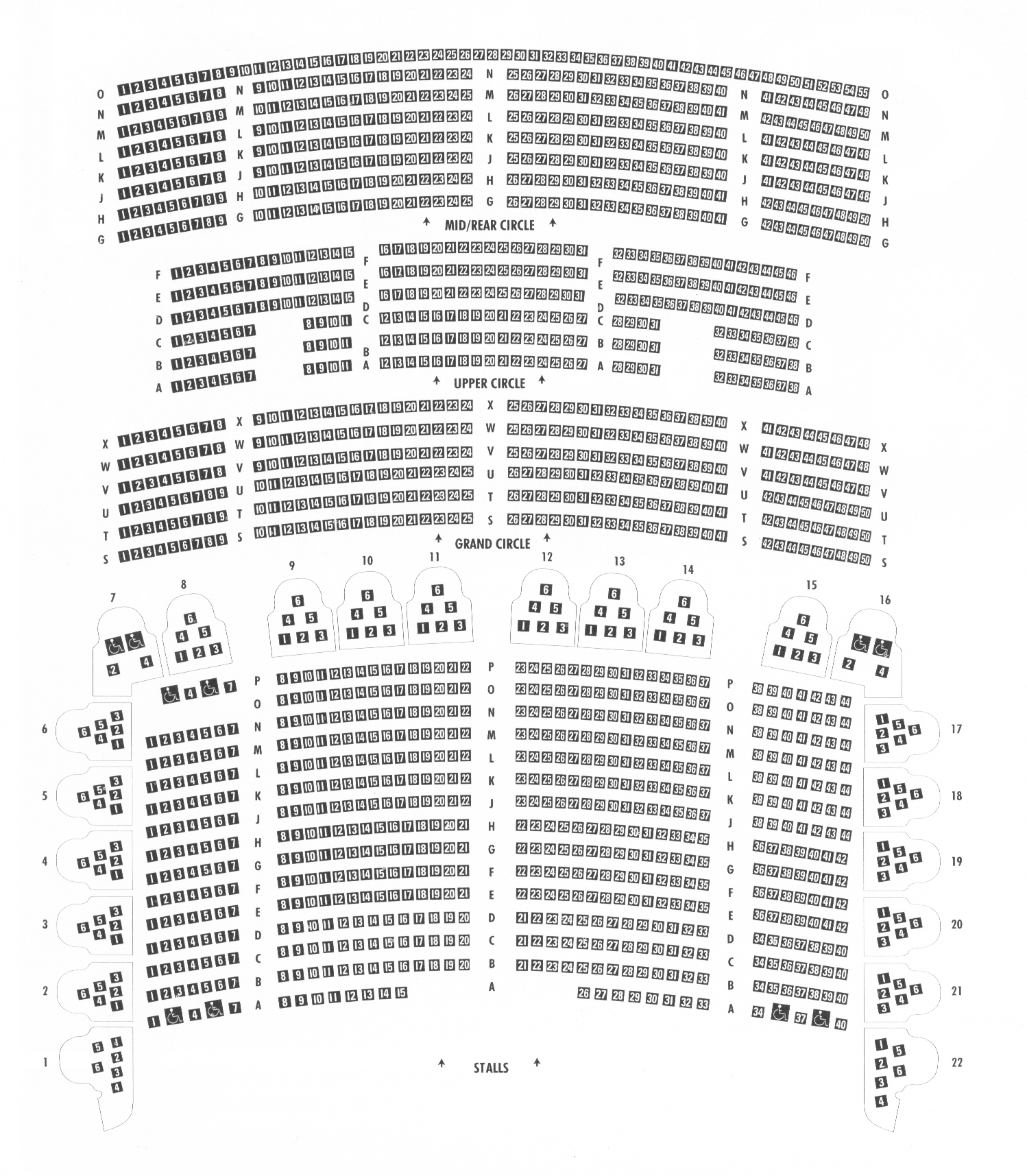 Royal Festival Hall Seating Plan
